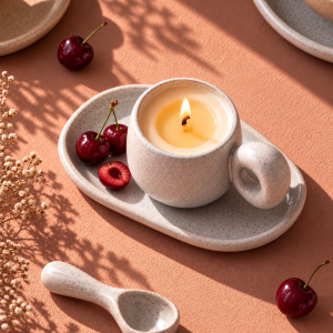 MON CHERRY (Japandi mug) BOUGIE PARFUMÉE