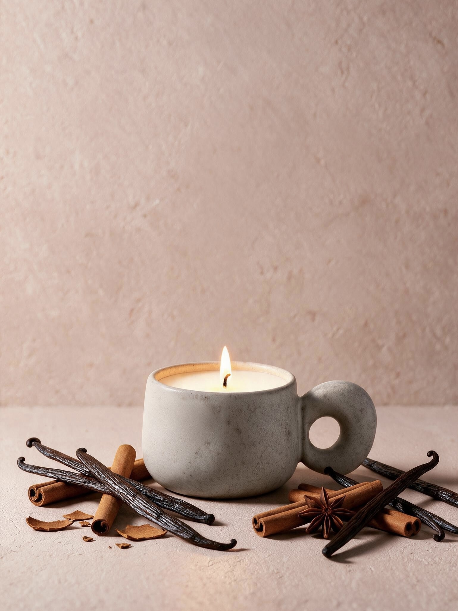 SPICED APPLE (Japandi mug) BOUGIE PARFUMÉE